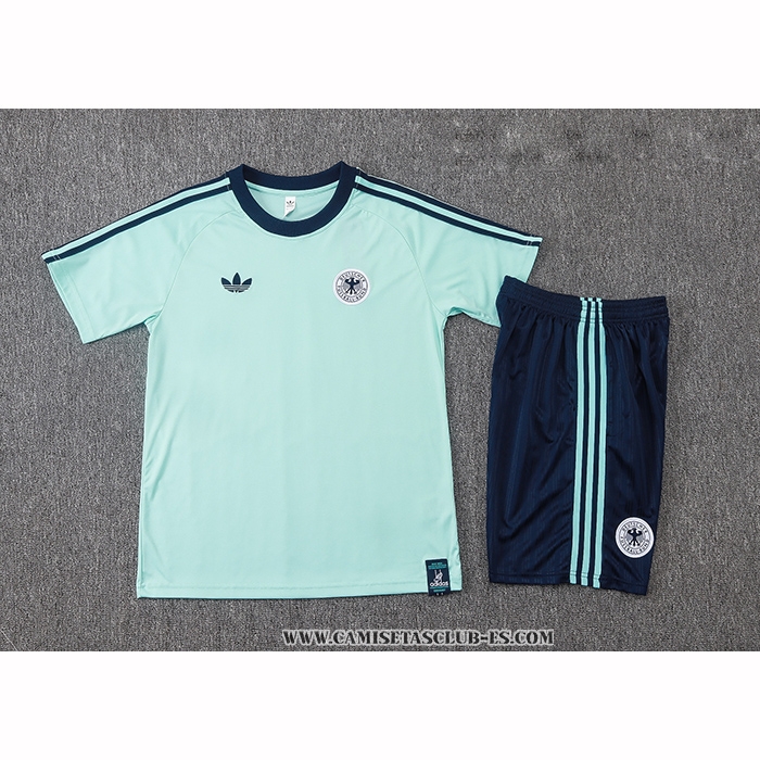 Chandal del Alemania 26-27 Manga Corta Verde - Pantalon Corto